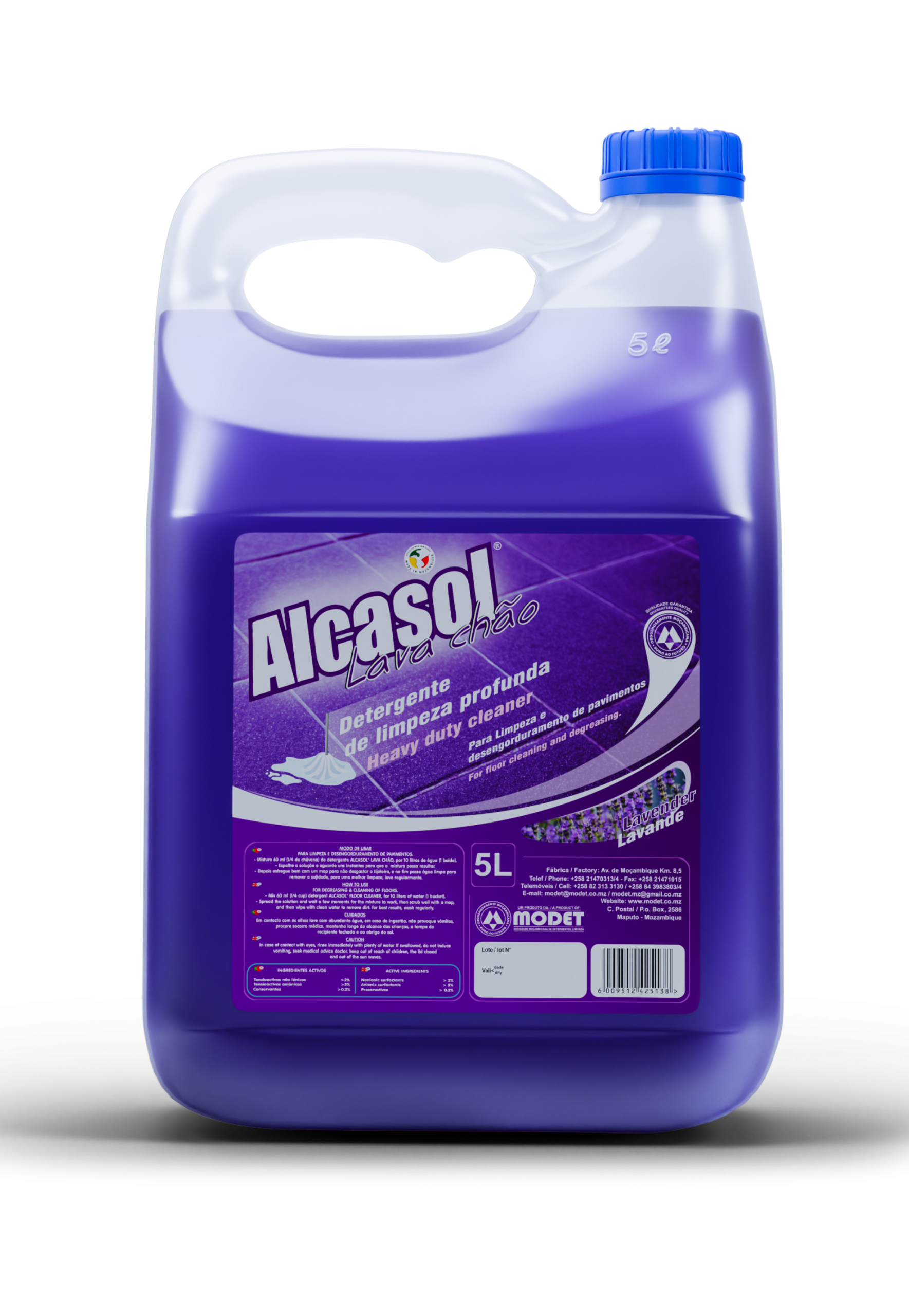 Lava Chão Lavander 5L