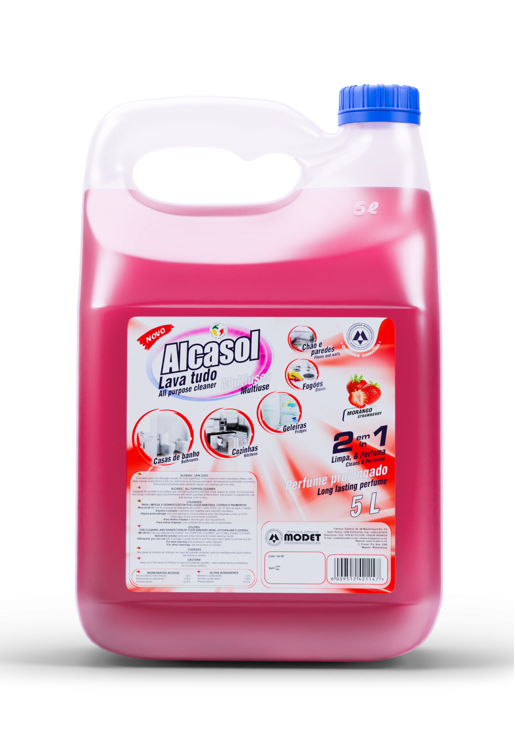 Lava Tudo Morango 5L